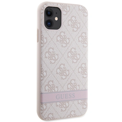 Kup Guess Apple Tasche GUHCN61P4SNP iPhone 11/XR rosa/rosa Hartschale 4G Stripe - GUE2606 - {ean13} - Sklep Home Screen