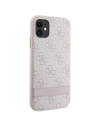 Kup Guess Apple Tasche GUHCN61P4SNP iPhone 11/XR rosa/rosa Hartschale 4G Stripe - GUE2606 - {ean13} - Sklep Home Screen
