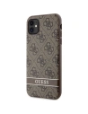 Kup Etui Guess GUHCN61P4SNW Apple iPhone 11/XR hnědý/brown hardcase 4G Stripe - GUE2607 - {ean13} - Sklep Home Screen