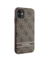 Buy Guess GUHCN61P4SNW Apple iPhone 11/XR brown hardcase 4G Stripe - GUE2607 - {ean13} - Home Screen Store Europe