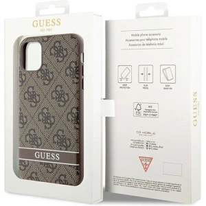 Kup Guess Apple Tasche GUHCN61P4SNW iPhone 11/XR braun/braun hardcase 4G Stripe - GUE2607 - {ean13} - Sklep Home Screen
