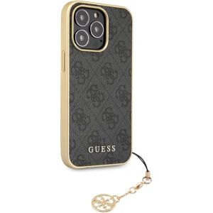Kup Etui Guess GUHCP14LGF4GGR Apple iPhone 14 Pro szary/grey hardcase 4G Charms Collection - GUE2608 - {ean13} - Sklep Home Screen
