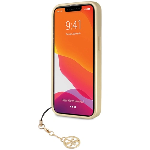 Kup Guess Apple Tasche GUHCP14LGF4GGR iPhone 14 Pro grau/grau Hartschale 4G Charms Collection - GUE2608 - {ean13} - Sklep Home Screen