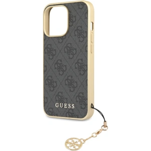 Kup Etui Guess GUHCP14LGF4GGR Apple iPhone 14 Pro szary/grey hardcase 4G Charms Collection - GUE2608 - {ean13} - Sklep Home Screen