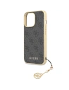Kup Guess Apple Tasche GUHCP14LGF4GGR iPhone 14 Pro grau/grau Hartschale 4G Charms Collection - GUE2608 - {ean13} - Sklep Home Screen