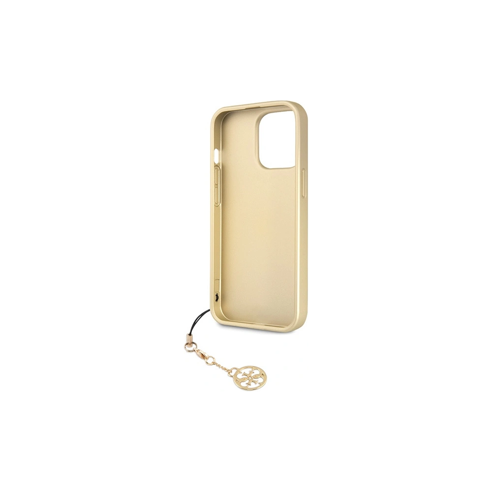 Etui Guess GUHCP14LGF4GGR Apple iPhone 14 Pro szary/grey hardcase 4G Charms Collection