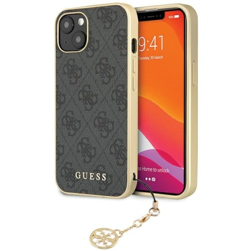 Kup Etui Guess GUHCP14SGF4GGR Apple iPhone 14 gri/hardcase 4G Charms Collection - GUE2609 - {ean13} - Sklep Home Screen