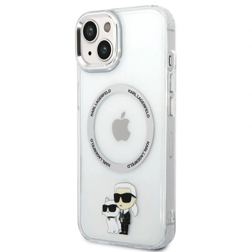 Buy Karl Lagerfeld KLHMP13MHNKCIT Apple iPhone 13 hardcase transparent Iconic Karl&Choupette Magsafe - KLD1586 - {ean13} - Home Screen Store Europe