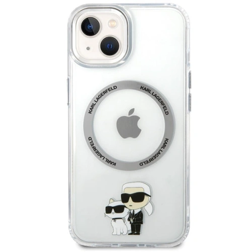 Buy Karl Lagerfeld KLHMP13MHNKCIT Apple iPhone 13 hardcase transparent Iconic Karl&Choupette Magsafe - KLD1586 - {ean13} - Home Screen Store Europe