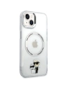 Buy Karl Lagerfeld KLHMP13MHNKCIT Apple iPhone 13 hardcase transparent Iconic Karl&Choupette Magsafe - KLD1586 - {ean13} - Home Screen Store Europe