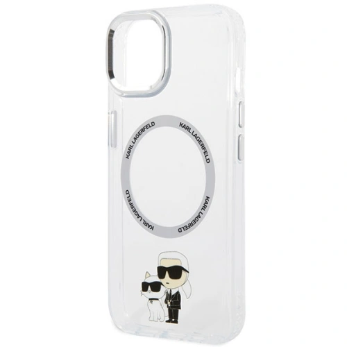 Buy Karl Lagerfeld KLHMP13MHNKCIT Apple iPhone 13 hardcase transparent Iconic Karl&Choupette Magsafe - KLD1586 - {ean13} - Home Screen Store Europe