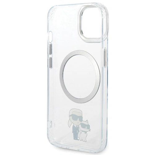 Buy Karl Lagerfeld KLHMP13MHNKCIT Apple iPhone 13 hardcase transparent Iconic Karl&Choupette Magsafe - KLD1586 - {ean13} - Home Screen Store Europe