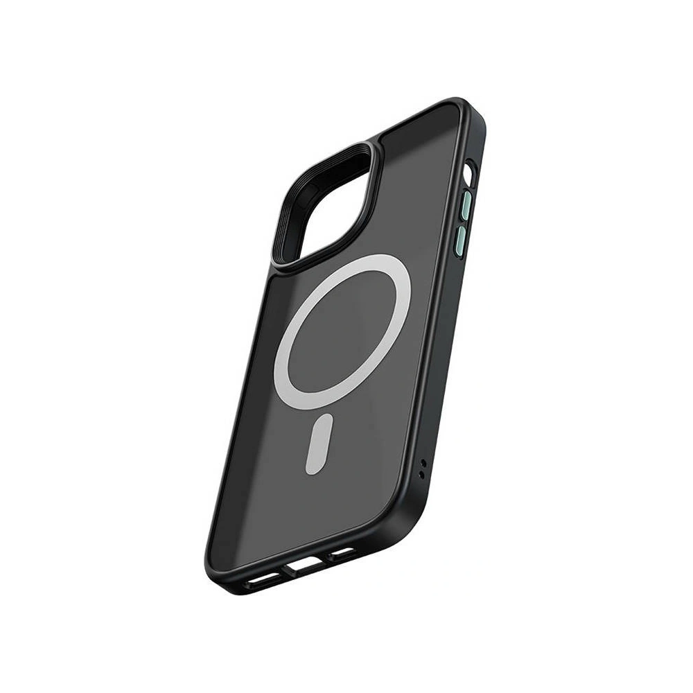 Etui McDodo Crystal Apple iPhone 14 Pro Max (czarne)