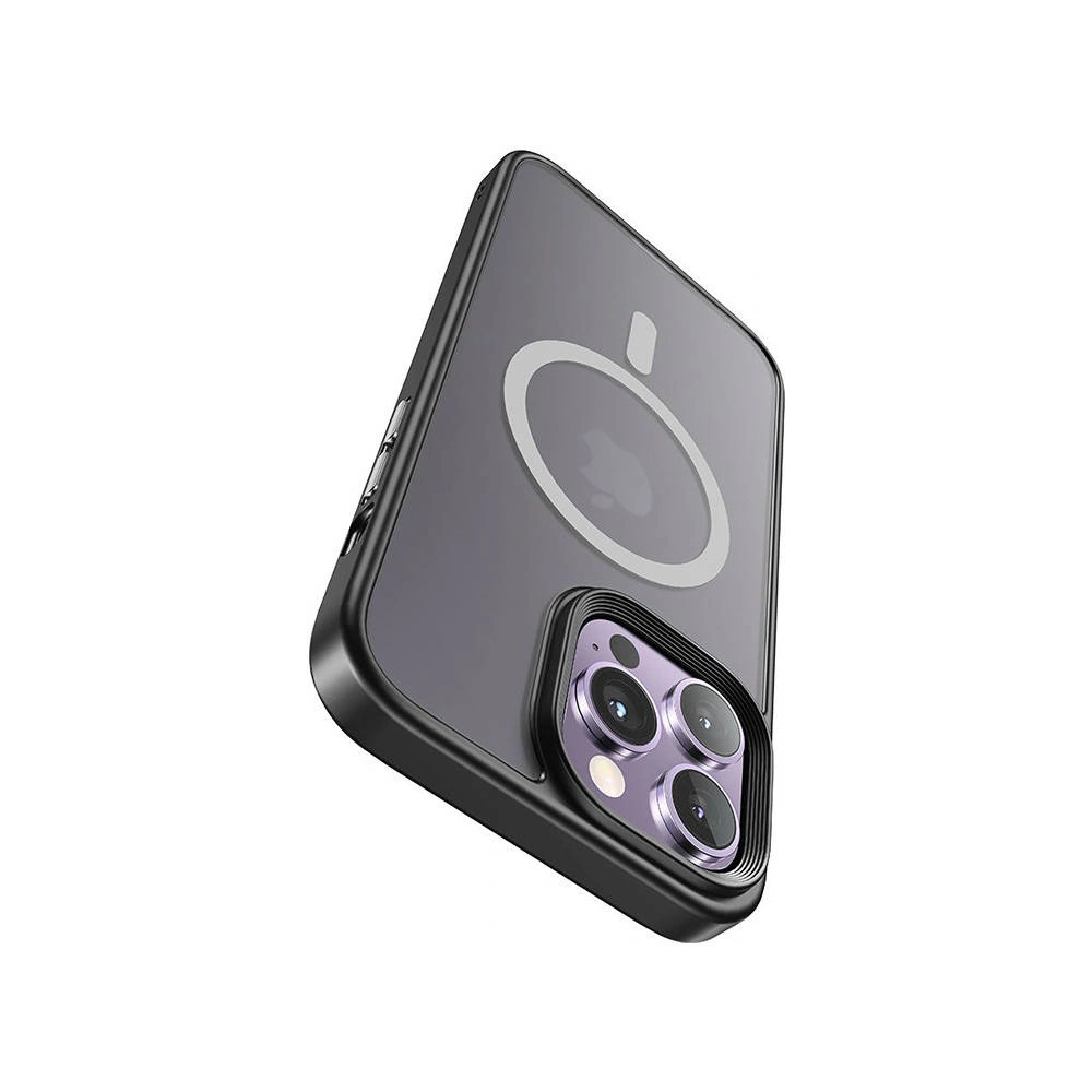 Etui McDodo Crystal Apple iPhone 14 Pro Max (czarne)