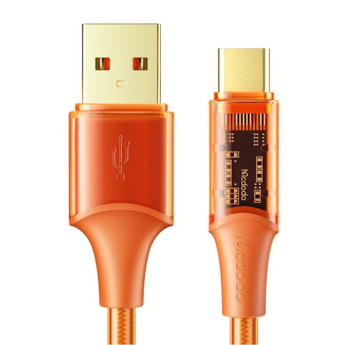 Kup Cablul Mcdodo CA-3150 USB-A/USB-C 6A 1.8m (portocaliu) - MDD114 - {ean13} - Sklep Home Screen