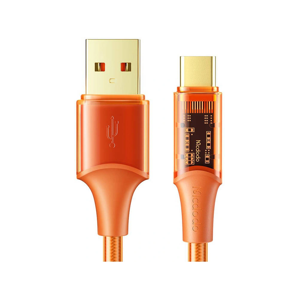 Kabel Mcdodo CA-3150 USB-A/USB-C 6A 1.8m (pomarańczowy)