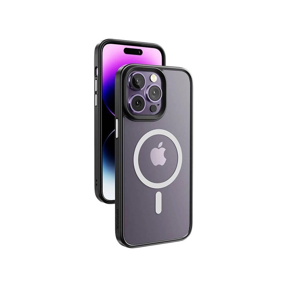 Etui McDodo Crystal Apple iPhone 14 Pro (Czarny)