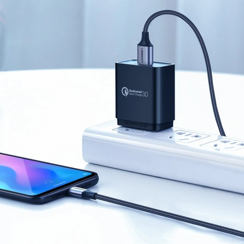 Kup Cablu UGREEN 60125 USB-A/USB-C Quick Charge 3.0 3A 0,5m gri - UGR1637 - {ean13} - Sklep Home Screen