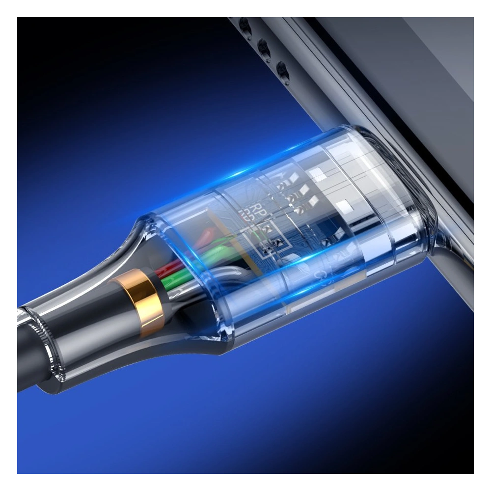 Kabel UGREEN 60125 USB-A/USB-C Quick Charge 3.0 3A 0,5m szary