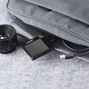 Kup UGREEN CR125 USB 3.0 SD/microSD/CF/MS-Kartenleser Schwarz - UGR1639 - {ean13} - Sklep Home Screen