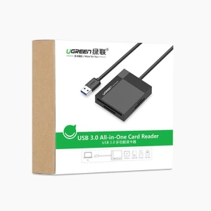 Kup UGREEN CR125 USB 3.0 SD/microSD/CF/MS-Kartenleser Schwarz - UGR1639 - {ean13} - Sklep Home Screen