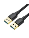 0.5m UGREEN US128 USB-A/USB-A USB 3.0 5Gb/s Kabel schwarz