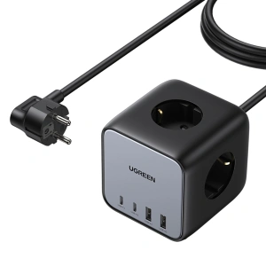 Buy UGREEN CD268 Power Strip Cube 65W USB-A/USB-C + 3x AC black - UGR1642 - {ean13} - Home Screen Store Europe