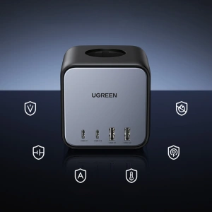 Kup Napájecí lišta UGREEN CD268 65W USB-A/USB-C + 3x AC zásuvka černá - UGR1642 - {ean13} - Sklep Home Screen