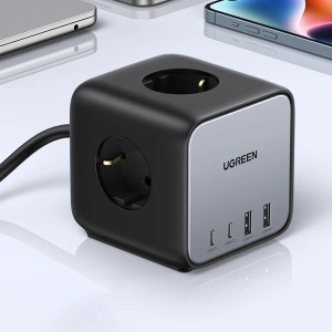 Kup Napájecí lišta UGREEN CD268 65W USB-A/USB-C + 3x AC zásuvka černá - UGR1642 - {ean13} - Sklep Home Screen