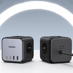 Kup Napájecí lišta UGREEN CD268 65W USB-A/USB-C + 3x AC zásuvka černá - UGR1642 - {ean13} - Sklep Home Screen