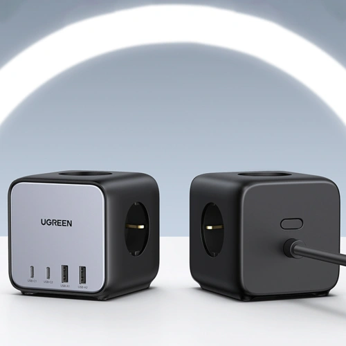 Kup UGREEN CD268 65W USB-A/USB-C tápkábel + 3x AC aljzat fekete - UGR1642 - {ean13} - Sklep Home Screen
