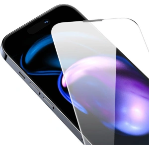 Kup 0.3mm Baseus Apple Gehärtetes Glas Schott HD iPhone 14 Pro + Staubbeschichtung - BSU4315 - {ean13} - Sklep Home Screen
