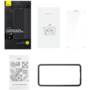 Kup 0.3mm Baseus Apple Gehärtetes Glas Schott HD iPhone 14 Pro + Staubbeschichtung - BSU4315 - {ean13} - Sklep Home Screen