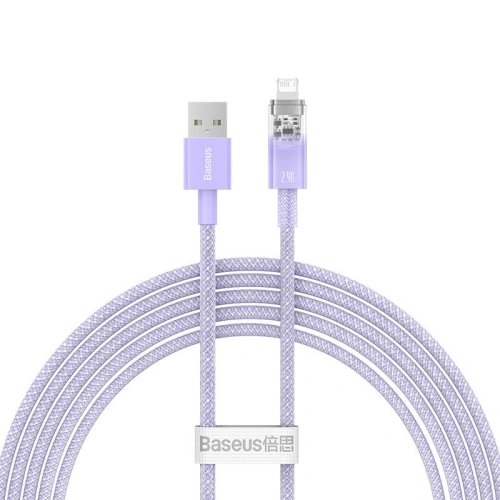 Kup Cablul Baseus Explorer Series USB-A/Lightning 2m 2.4A (mov) - BSU4317 - {ean13} - Sklep Home Screen