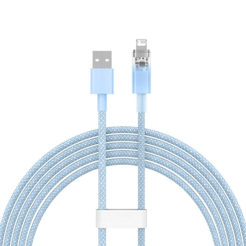 Kup Cablul Baseus Explorer Series USB-A/Lightning 2m 2.4A (albastru) - BSU4318 - {ean13} - Sklep Home Screen