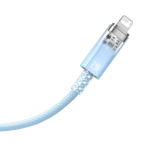 Kup Cablul Baseus Explorer Series USB-A/Lightning 2m 2.4A (albastru) - BSU4318 - {ean13} - Sklep Home Screen