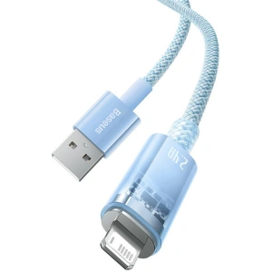 Kabel Baseus Explorer Series USB-A/Lightning 2m 2.4A (modrý)