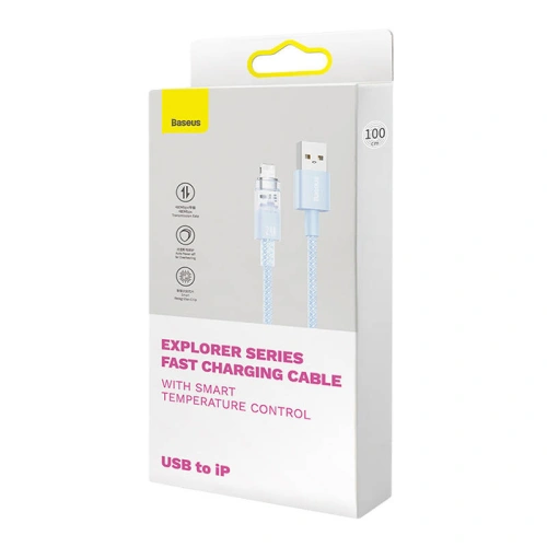 Kup Kabel Baseus Explorer Series USB-A/Lightning 2m 2.4A (modrý) - BSU4318 - {ean13} - Sklep Home Screen
