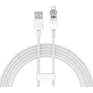 Kabel Baseus Explorer Series USB-A/Lightning 2m 2.4A (bílý)