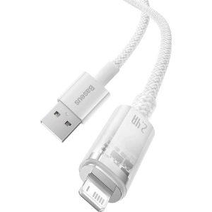Baseus Explorer Series USB-A/Lightning Cable 2m 2.4A (white)