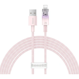 Baseus Explorer Series USB-A/Lightning Cable 2m 2.4A (pink)