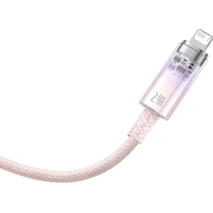 Kabel Baseus Explorer Series USB-A/Lightning 2m 2.4A (růžový)