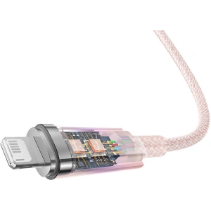 Kabel Baseus Explorer Series USB-A/Lightning 2m 2.4A (růžový)