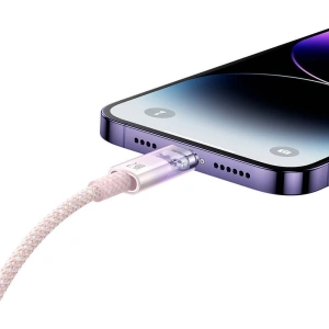 Kabel Baseus Explorer Series USB-A/Lightning 2m 2.4A (růžový)