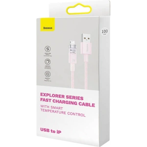 Baseus Explorer Series USB-A/Lightning Cable 2m 2.4A (pink)