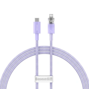 Baseus Kabel Explorer Serie USB-C/Lightning 1m 20W (lila)