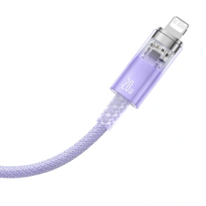 Baseus Kabel Explorer Serie USB-C/Lightning 1m 20W (lila)