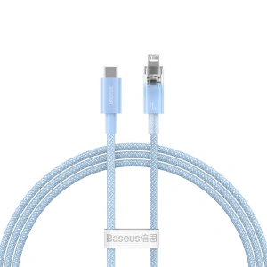 Baseus Kabel Explorer Serie USB-C/Lightning 1m 20W (blau)