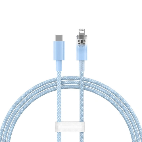 Kup Kabel Baseus Explorer Series USB-C/Lightning 1m 20W (modrý) - BSU4322 - {ean13} - Sklep Home Screen