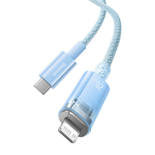 Kup Kabel Baseus Explorer Series USB-C/Lightning 1m 20W (modrý) - BSU4322 - {ean13} - Sklep Home Screen